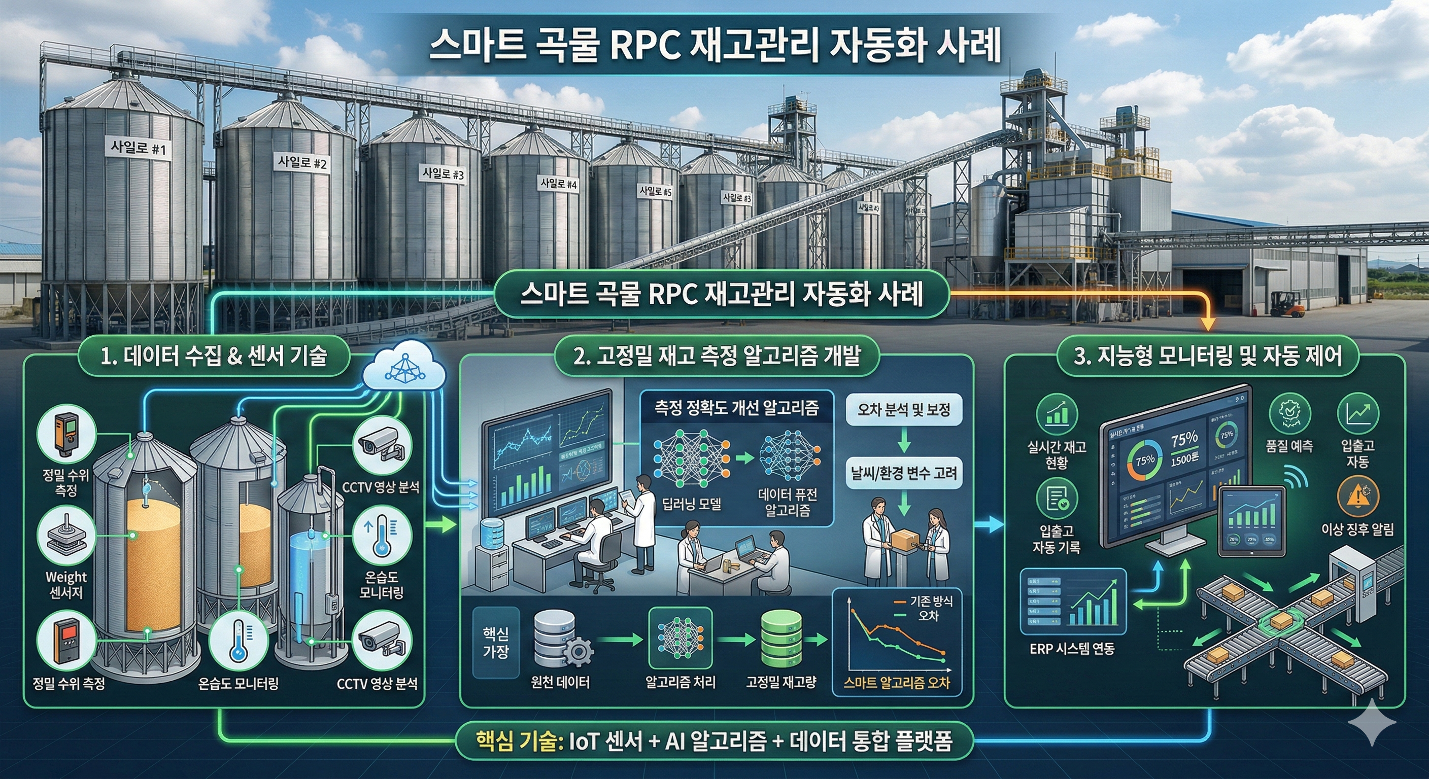[스마트 농업] 곡물 RPC 스마트 재고관리 자동화